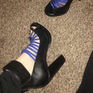 Nasty gal blue heels